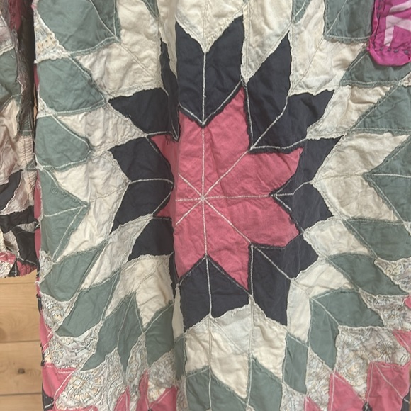 EUC like new Magnolia Pearl patchwork quiltwork quilted Ines tunic top shirt XL - Picture 9 of 16